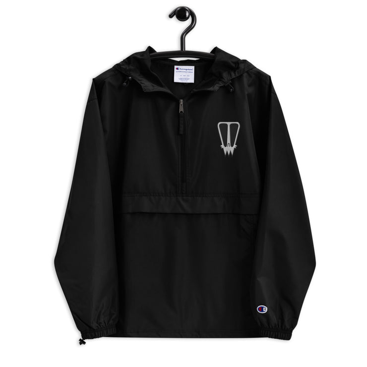 SKULL Embroidered Champion Packable Jacket